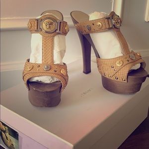 Versace Platform Mules